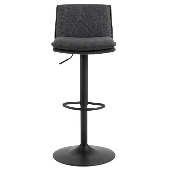 Stołek barowy Flynn szary ciemny - ACTONA